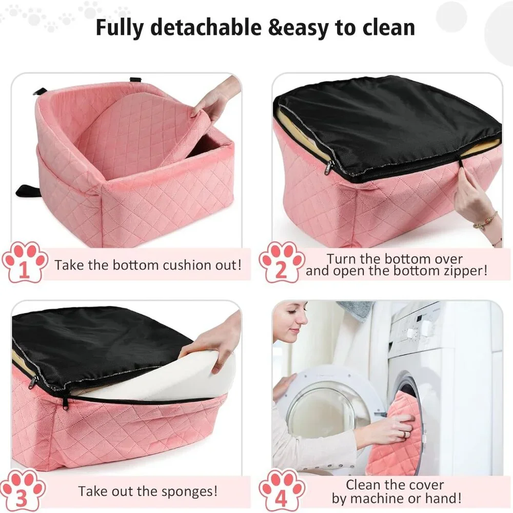 Dog Car Seat for Small Medium Dogs,